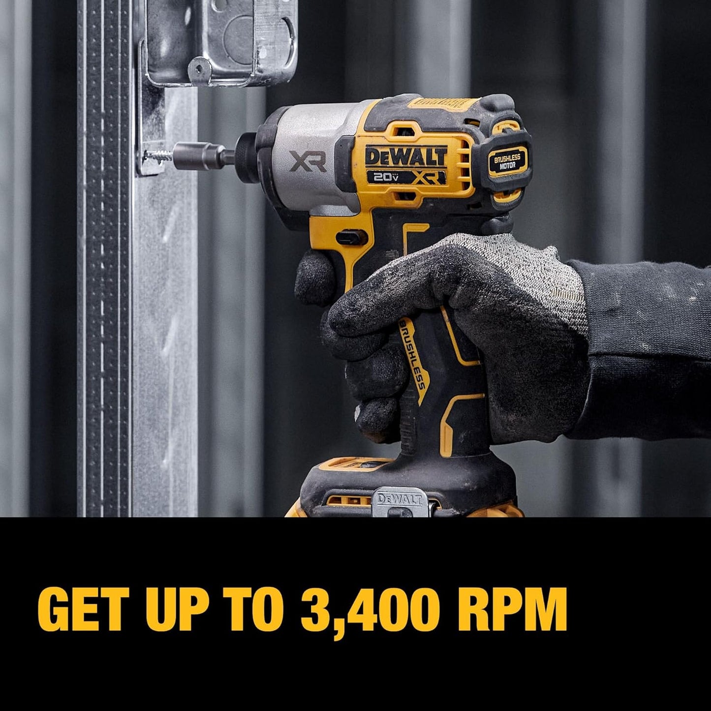 DEWALT 20V MAX XR Impact Driver and Hammer Drill Cordless Power Tool Combo Kit, Includes 2 X 4Ah POWERPACK Batteries and a Charger (DCK250QQ2)