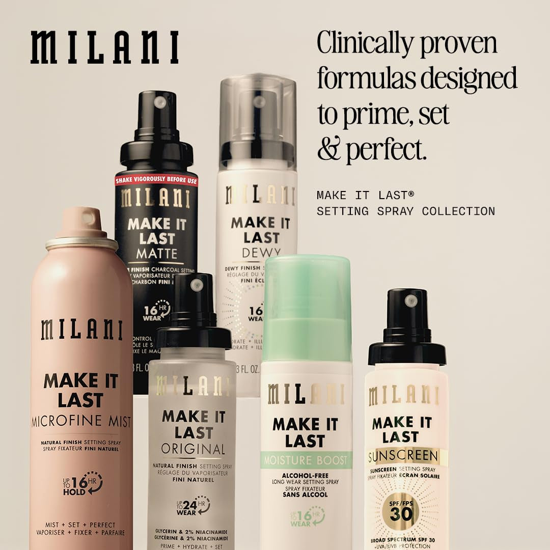 Setting Spray + Primer, Make It Last Original - Natural Finish with Niacinamide for Hydration, Setting Spray for Makeup and Face Primer, 3-In-1 Prime + Hydrate + Set, 2.03 Fl. Oz