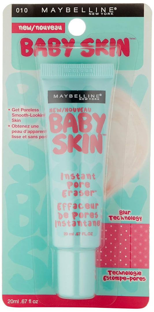 Maybelline Baby Skin Instant Pore Eraser Primer Makeup, Clear, 1 Count