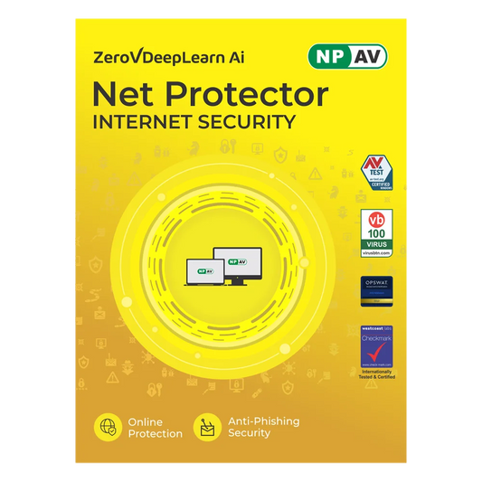 Net Protector Internet Security 2026 1 User 1 Year Secure Browsing Software with Ai Powered Protection Safe Banking Shopping