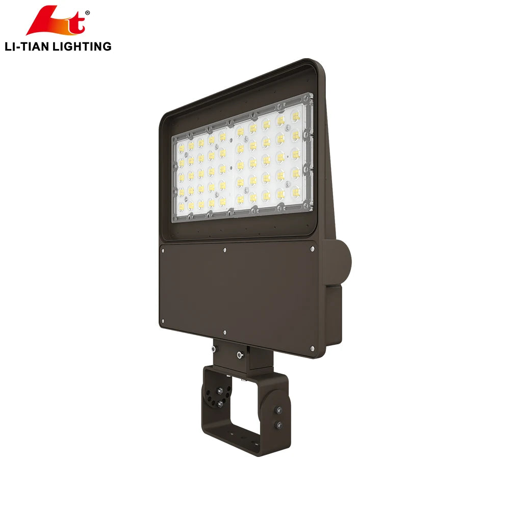 200W Outdoor LED Flood Light High-Efficiency Parking Lot Lighting Fixture with 150lm/w Area Flood Light