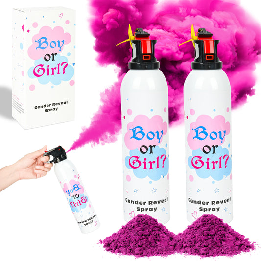 2 Pack Gender Reveal Fire Extinguisher Large Size Gender Reveal Party Spray Boy or Girl Party Supplies
