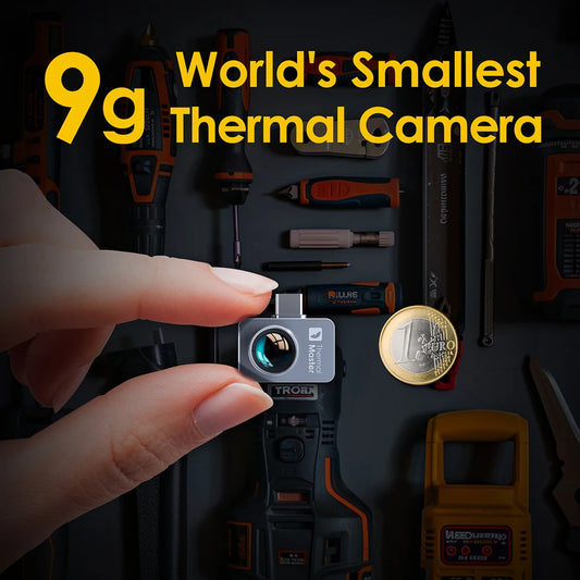 P2PRO Thermal Camera 512*384 X³IR Resolution Macro Lens for Pcb Electronic Motherboard Repair 600℃ Phone Thermal Imager
