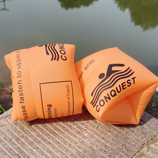Adult inflatable arm children large water sleeve double airbag set arm children universal learning swimming aids