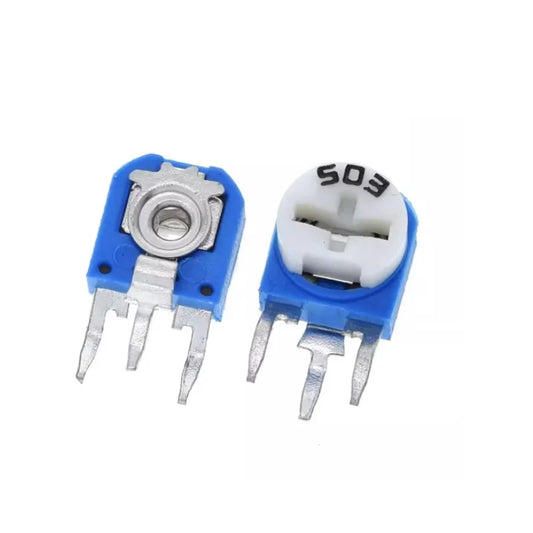 65PCS Trimmer Potentiometer RM063 Adjustable Resistance 100R~1M Potentiometers 1K 5K 10K 20K 50K 100K 500K 1M Variable Resistors