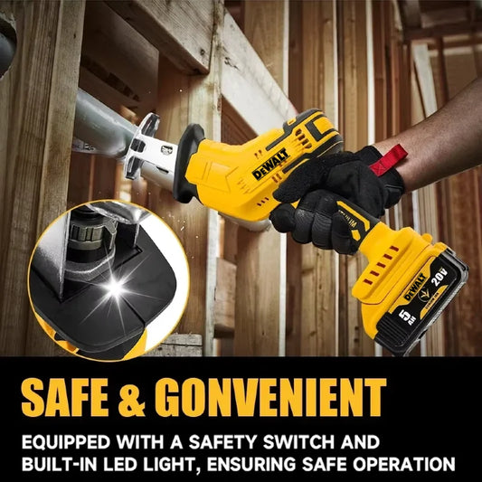 Dewalt 2800RPM Brushless Reciprocating Saw Electric Saw Multifunctional Metal Wood Pipe Cutting Saw Power Tool