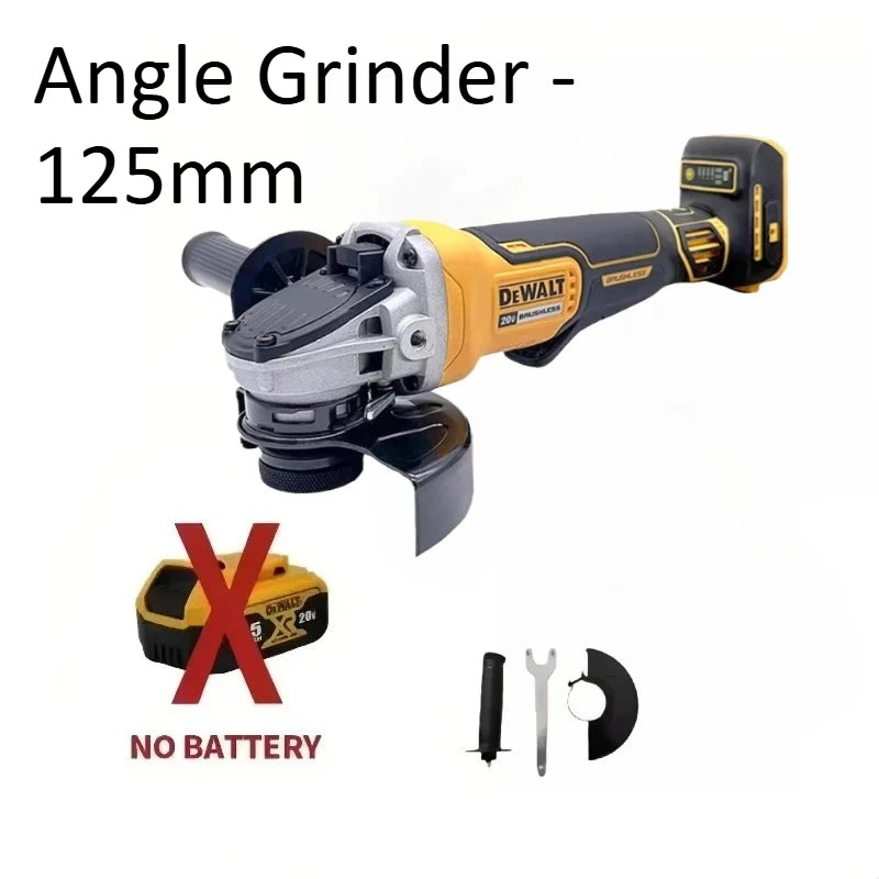 DEWALT 20V Cordless Angle Grinder Cutting Machine Grinding Polishing Machine Electric Diamond Cutting Grinder Power Tools