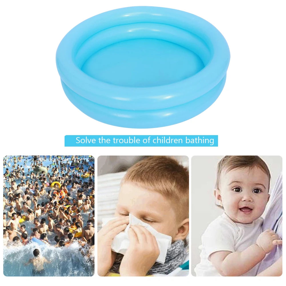 Fun Inflatable Swimming Pool Kids Outdoors Round Garden Paddling for 0-3Y Baby Garden Playing Swimming Pool