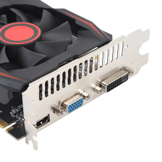 Graphics Card 6GB GDDR5 192BIT Double Fan PCIE 2.0 16X Slot Supports DVI VGA HD Multimedia Interface Gaming Video Card