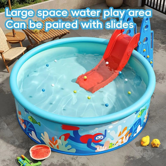 Non-inflatable Swimming Pool Circular Large Swimming Pool Children's/Home thickened baby pool Foldable Frame Pool
