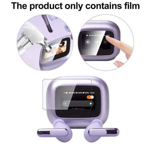 9H High-definition Explosion-proof Soft Film For JBL LIVE BEAM 3 LCD Screen Intelligent Bluetooth Earphone Film Screen R9B2