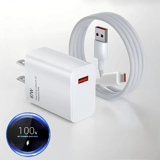 Fast Travel Charger with USB Port Quick Charger for Xiaomi 100-240V, USB Charger Adapter, Versatile Charging Hub,