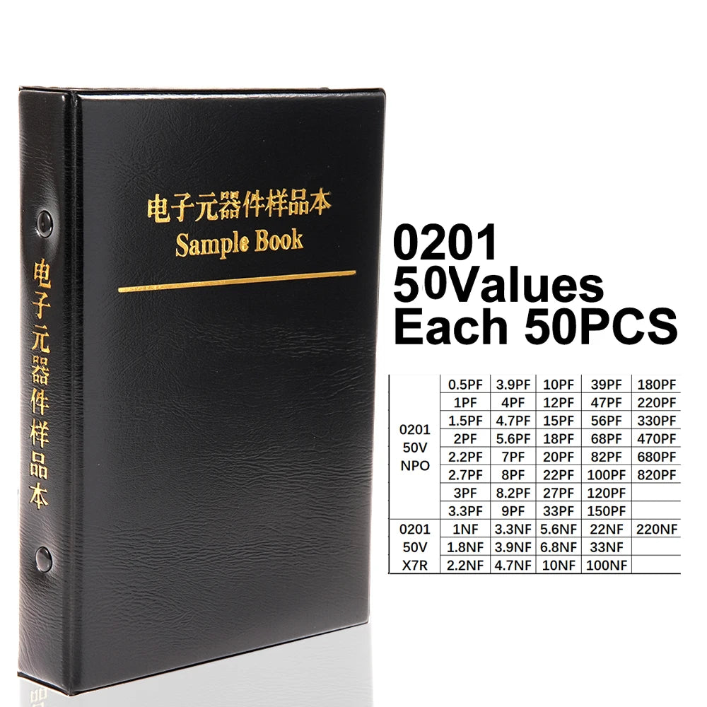Transistor triode KitCapacitors Kit SMD Capacitor Sample Book 0201 0402 0603 0805 1206 Assortment Pack DIY(50Value/80Value ect.)