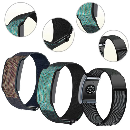 Nylon loop Band for Amazfit Helio Strap Original Nylon Wristband Sport Adjustable Band for Amazfit Helio smartwatch band