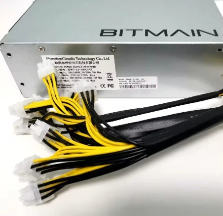 Antminer Apw7 1800W Asic Miner Power Supply 110V 220V 6-Pin Connector Mining PSU for Antminer Bitmain Bitcoin Miner