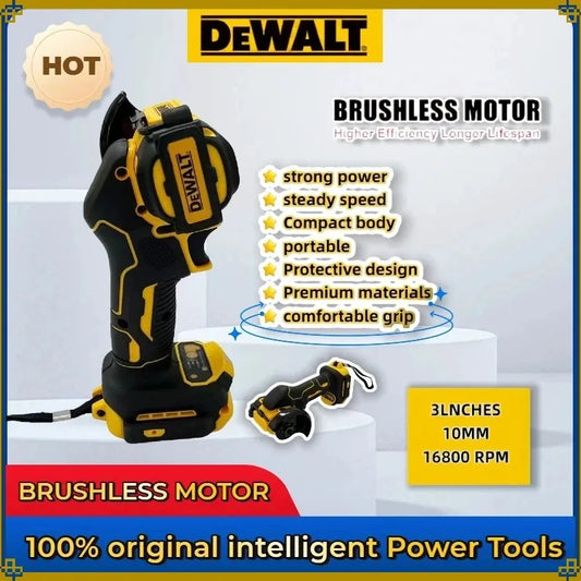 DEWALT 3 Inch Mini Polishing Grinding Cordless Angle Grinder Machine Electric Cutting Power Tools For DEWALT 20V 18V Battery