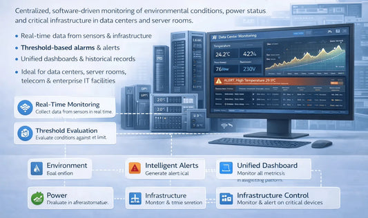 Professional Infrastructure Protection Real-Time Environmental Monitoring | Data Center Monitoring Software – OEM Available