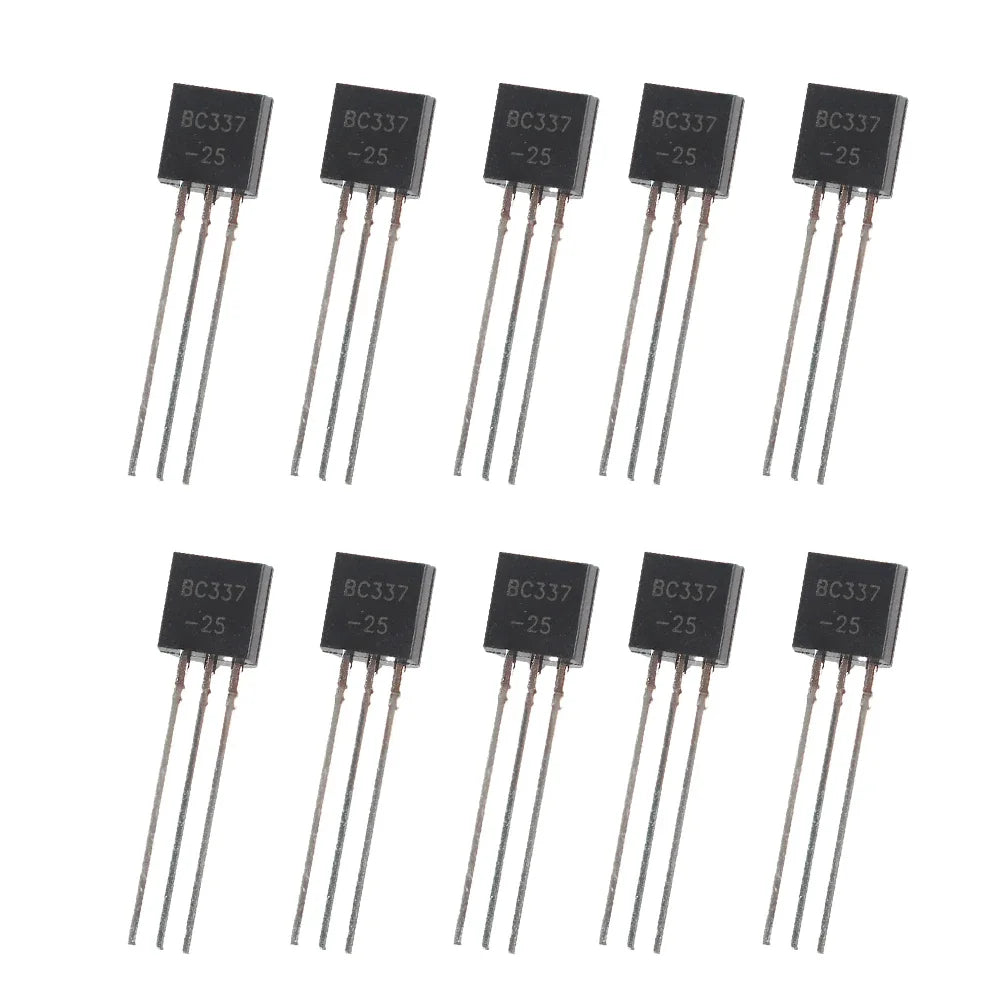 50PCS BC337 Transistor Kit TO92 NPN 45V 800MA Transistors Electronic kit
