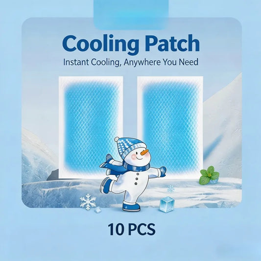 Cooling and Refreshing Patch, Instantly Reduces Temperature and Relieves Discomfort. Use It When Experiencing Heat During Summer