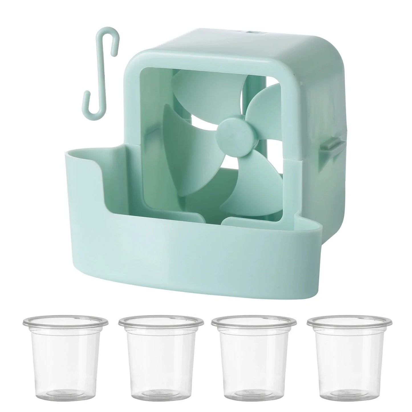 Hot Weather Fan Cooler Add Ice Cool Floor Fans Blow Cold Wind Household Hanging Ice Cooling Device Summer Small Air Conditioner