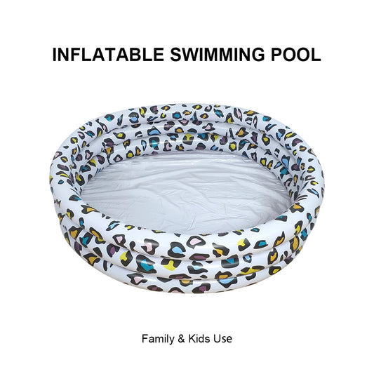 Leopard Pattern Inflatable Children's Sand Pool Outdoor Pool Indoor Ocean Ball Pool Baby Paddling Pool Pvc Swimming Pool