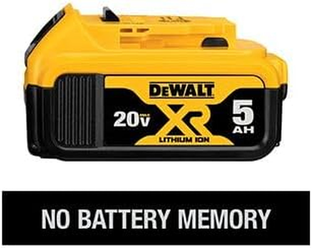 DEWALT Tools 5 Tool Power Tool Combo Kit, Cordless Drill Impact Driver Saw Oscillating Multi-Tool Set with 20V MAX Battery and Charger (DCK551D1M1)
