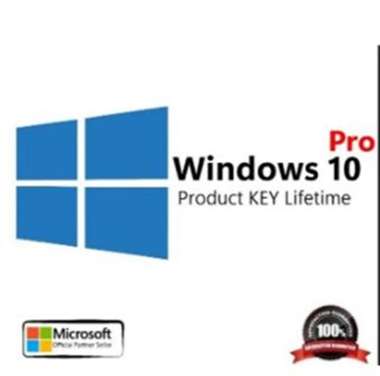 Microsoft Window 10 Professional [Online Activation With License Key] Retail Key Lifetime Activation Physical Delivery