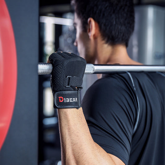 Cross-Border Dibear Manufacturer Spot Wholesale Fitness Gloves Exercise Cycling Weight Training Outdoor Sports Breathable
