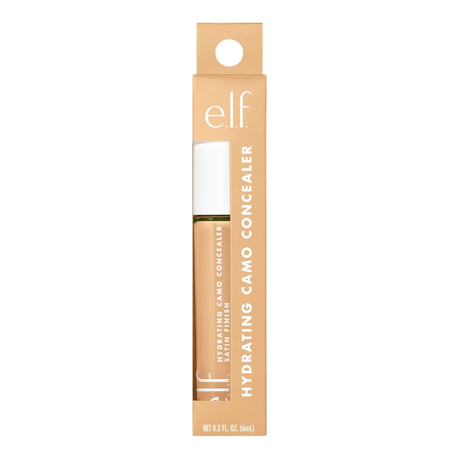 Hydrating Camo Concealer, Covers Blemishes & Under-Eye Circles, Full-Coverage & Delivers a Satin Finish, Vegan & Cruelty-Free, Tan Sand