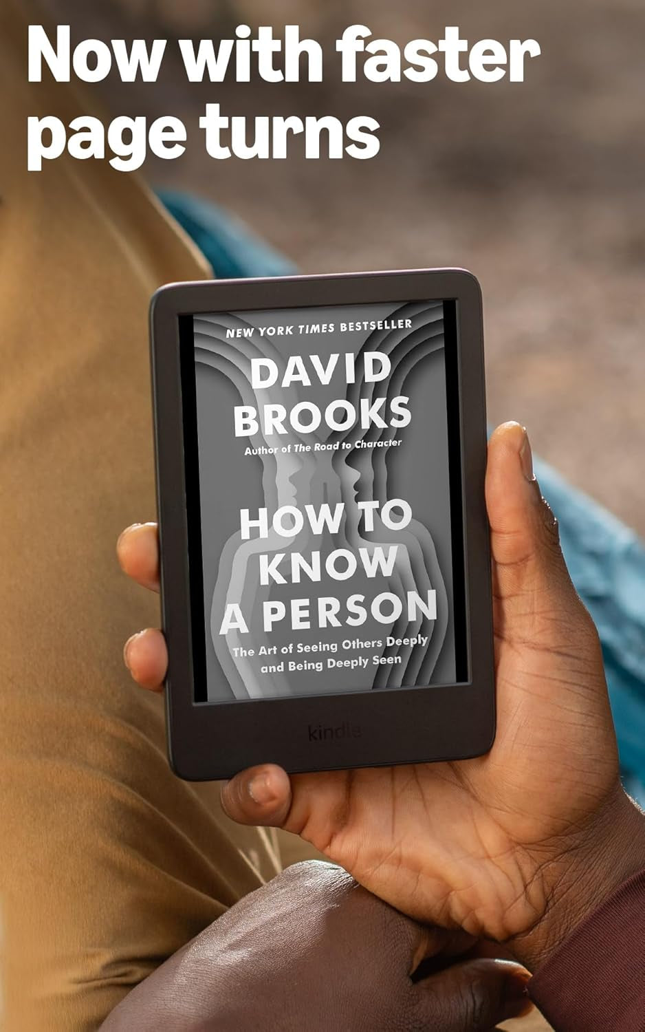 Kindle 16 GB (Newest Model) - Lightest and Most Compact Kindle, Now with Faster Page Turns, and Higher Contrast Ratio, for an Enhanced Reading Experience - Matcha