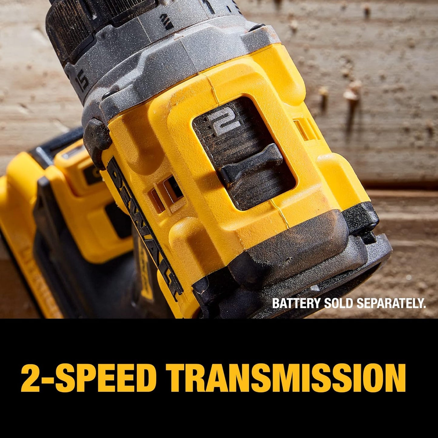 DEWALT 20V MAX XR Cordless Drill/Driver, 1/2-In, Bare Tool Only (DCD800B), Special_Feature Variable Speed