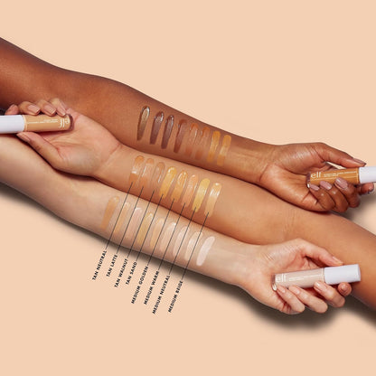 Hydrating Camo Concealer, Covers Blemishes & Under-Eye Circles, Full-Coverage & Delivers a Satin Finish, Vegan & Cruelty-Free, Tan Sand