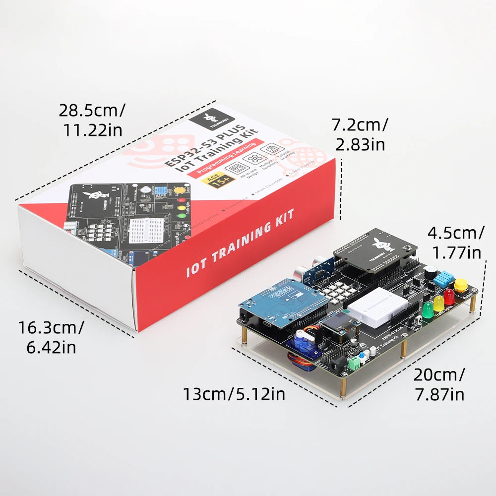 Tscinbuny Complete Kit for Arduino Programmable IoT Development ESP32 S3 PLUS Starter Kit Professional Educational Kit