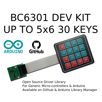 Single Wire Keyboard Module Kit (For Arduino & Micro-controllers)