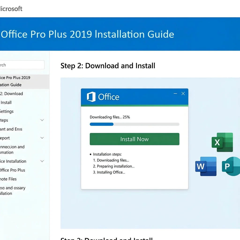 Office 2019 Professional Plus Online Key Retail Version  Multi-language PC Software for 1 Device