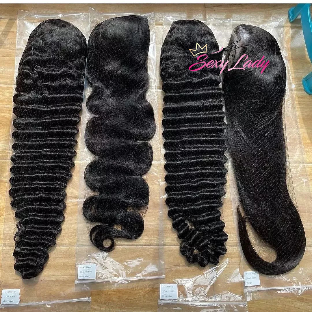 Straight Lace Front Closure Wigs for Black Women Raw Indian Hair HD Lace Wig,Virgin Cuticle Aligned Glueless Lace Human Hair Wig