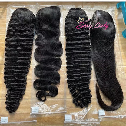Straight Lace Front Closure Wigs for Black Women Raw Indian Hair HD Lace Wig,Virgin Cuticle Aligned Glueless Lace Human Hair Wig