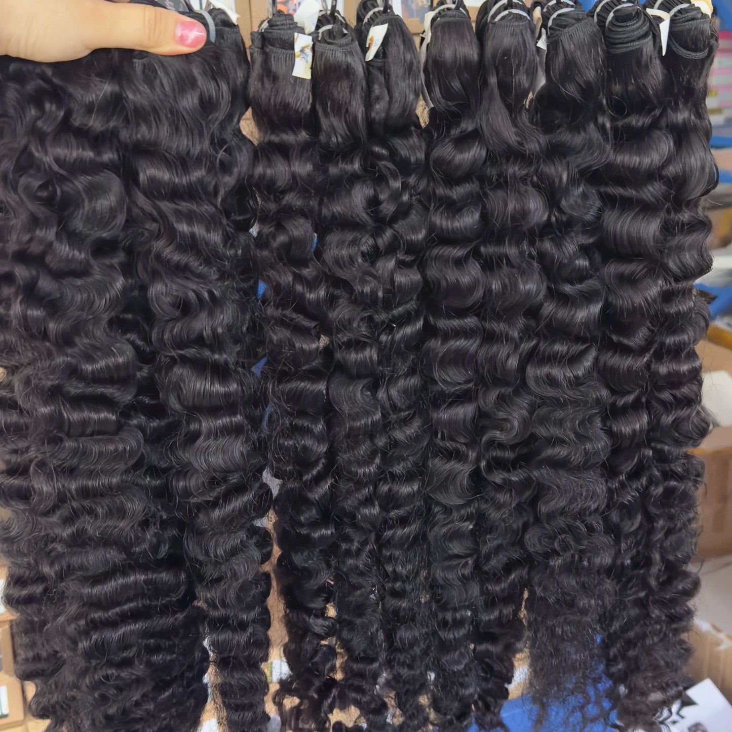 Raw Unprocessed Lace Frontal Wig Deep Wave Curly Lace Front Wigs for Black Women 360 Full Lace Human Hair Wigs
