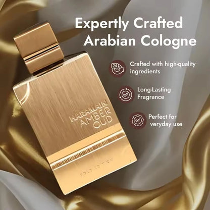 Al Haramain Amber Oud Gold Edition - Arabian Perfume for Men and Women - 11Cologne Durable Amber -2 oz Original Luxury Designer
