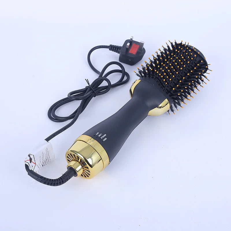 Detachable Hair Dryer Hot Air Brush Diffuser Multi Hair Styler Negative Ion Women Brush 2in1 Blowout Brush