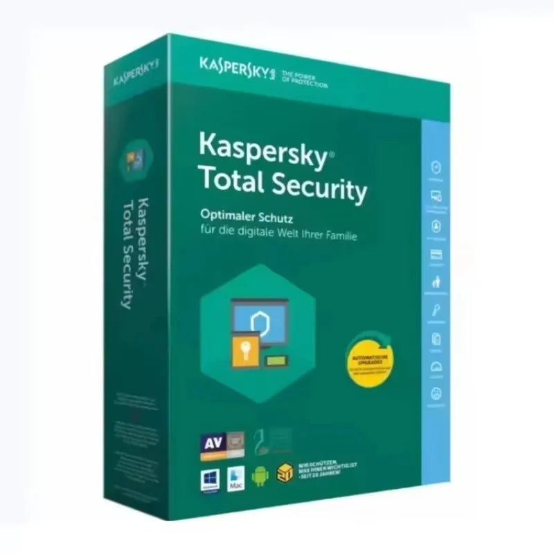 Kaspersky Total Security 1 Year 1 Device Internet Antivirus Software License for Mac/Linux Computers Global Key in Stock