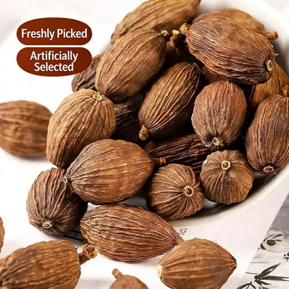 High Quality Natural Organic Dry Black Cardamom for Seasonings Herb Spice Powder Preserved Oil Granule Similar ToPepper Cinnamon