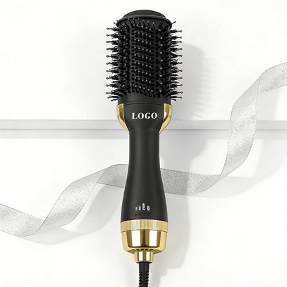 Factory Sale 4 in 1 Salon Ionic Hair Styling Tools  Straightener Blow Dryer One Step Dryer & Volumizing Hot Air Brush