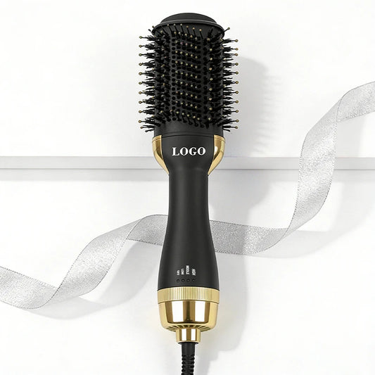Factory Sale 4 in 1 Salon Ionic Hair Styling Tools  Straightener Blow Dryer One Step Dryer & Volumizing Hot Air Brush