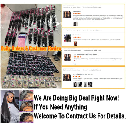 Wholesale Glueless Lace Frontal Natural Straight Human Hair Wig 13x4 Hd Lace Front Wigs for Black Women