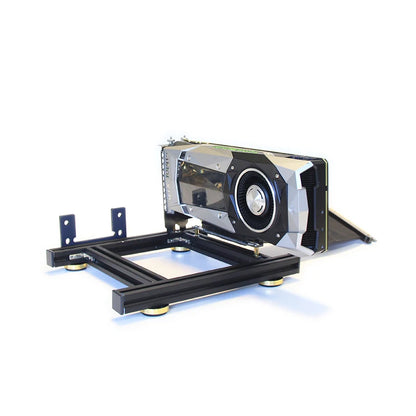 Graphics card holder DIY external graphics card base with power base for ATX  PSU aluminum Fixed bracket for graphics card dock