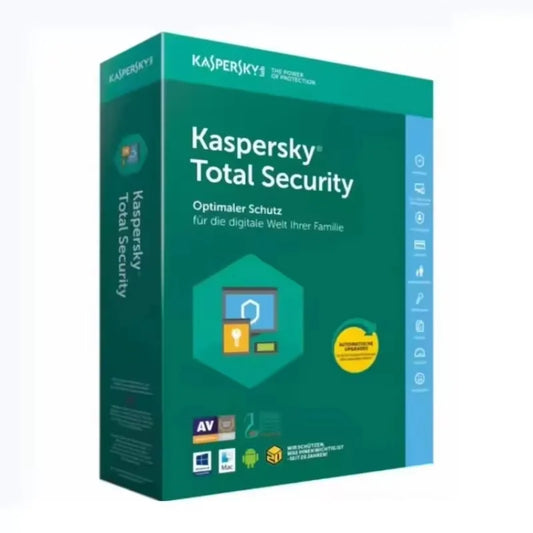 Kaspersky Total Security 1 Year 1 Device Internet Antivirus Software License for Mac/Linux Computers Global Key in Stock
