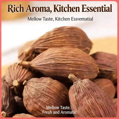 High Quality Natural Organic Dry Black Cardamom for Seasonings Herb Spice Powder Preserved Oil Granule Similar ToPepper Cinnamon