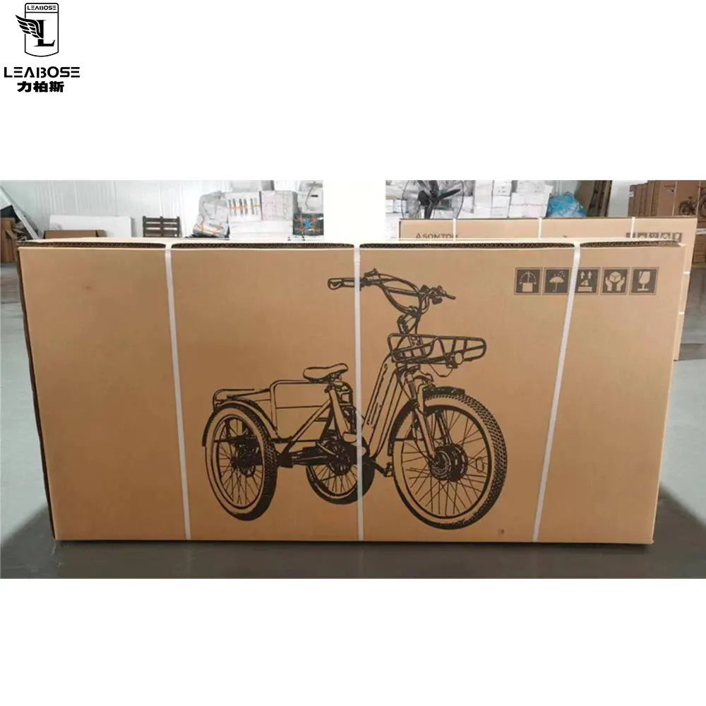 USA Stock 3-Wheel Electric City Fat Bike E Bike Custom Logo 48V 500W for Men and Women Frame Electric Hybrid Bike