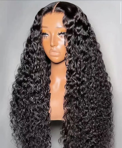 Raw Indian Hair HD Lace Closure Wig Virgin Cuticle Aligned 100% Glueless Full Lace Human Hair Swiss Frontal Wig for Black Women